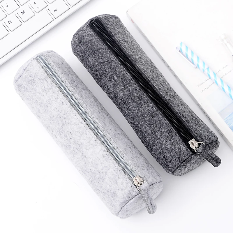 New Arrival Felt Pencil Case Simple Pen Bag Solid Color Pen Box for Kids School Stationery Supplies Gift Stationery High Quality
New Arrival Felt Pencil Case Simple Pen Bag Solid Color Pen Box for Kids School Stationery Supplies Gift Stationery High Quality