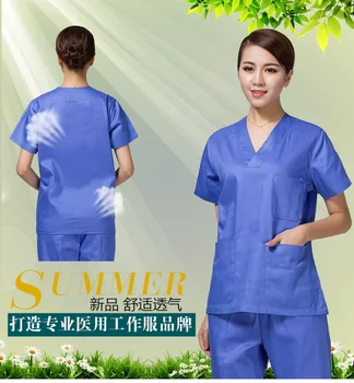 100% Cotton made Medical uniforms Hospital Lab Coat Women Hospital Medical Scrub Clothes Uniform Breathable work wear blouses
100% Cotton made Medical uniforms Hospital Lab Coat Women Hospital Medical Scrub Clothes Uniform Breathable work wear blouses