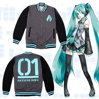 Anime VOCALOID Hatsune Miku Unisex Varsity College Baseball Jacket Warm Casual Coat Uniform Tops
Anime VOCALOID Hatsune Miku Unisex Varsity College Baseball Jacket Warm Casual Coat Uniform Tops
