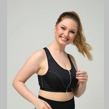 Sports bra zipper front buckle without steel ring shockproof running fitness underwear shockproof bra
Sports bra zipper front buckle without steel ring shockproof running fitness underwear shockproof bra