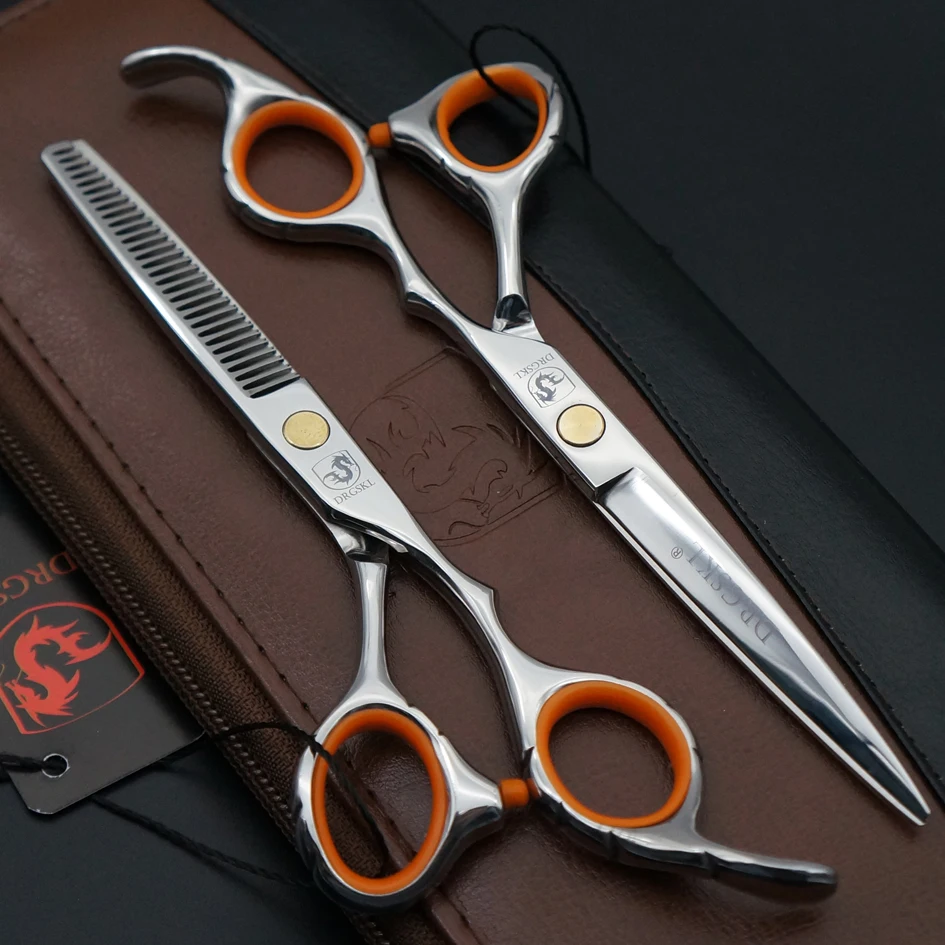 DRGSKL 6.0 inch Non-slip handle hair cut scissors, professional & classical barber hair hairdressing scissors thinning shears
DRGSKL 6.0 inch Non-slip handle hair cut scissors, professional & classical barber hair hairdressing scissors thinning shears