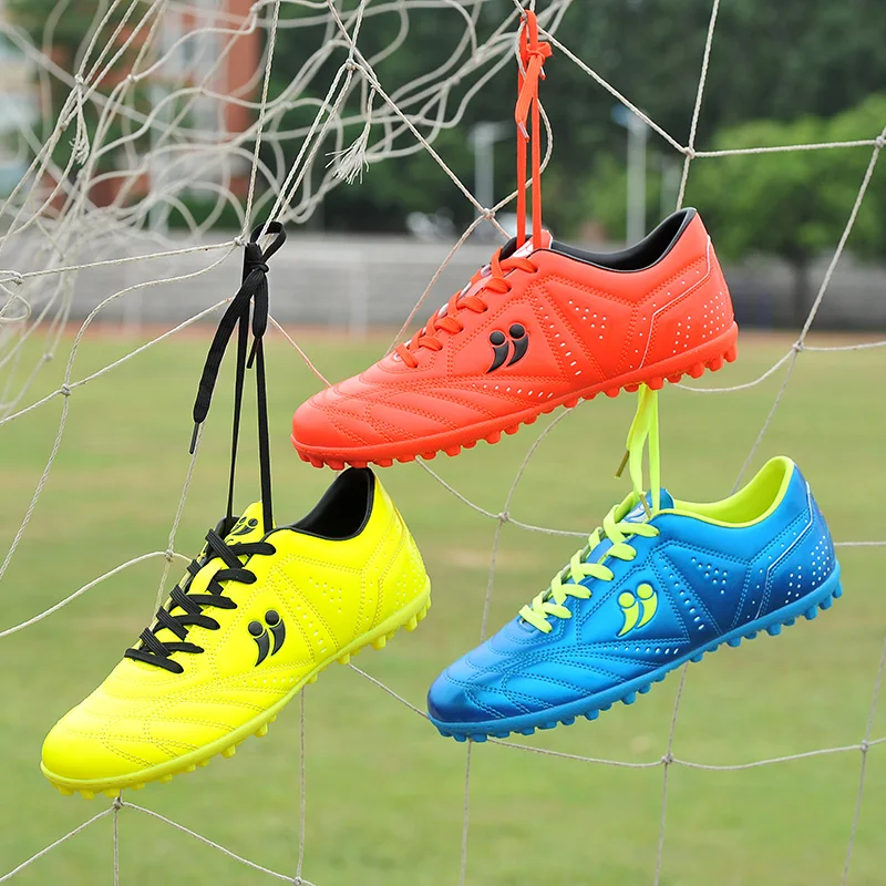 BOOMING Men Soccer Shoes Kids Boys Cleats Football Boots Outdoor lawn TF Sport sneakers chuteira futsal
BOOMING Men Soccer Shoes Kids Boys Cleats Football Boots Outdoor lawn TF Sport sneakers chuteira futsal