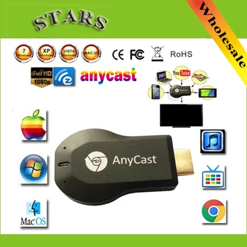 Nsendato 256M Anycast m2 iii ezcast miracast Any Cast Air Play hdmi 1080p tv stick