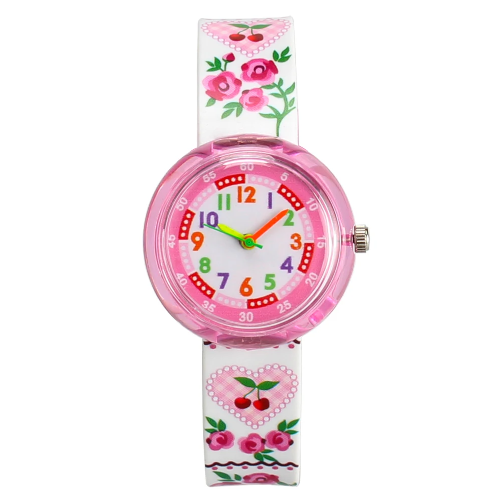 Детские наручные часы Nina Reloj Nino силиконовые с указателем для девочек и школьников