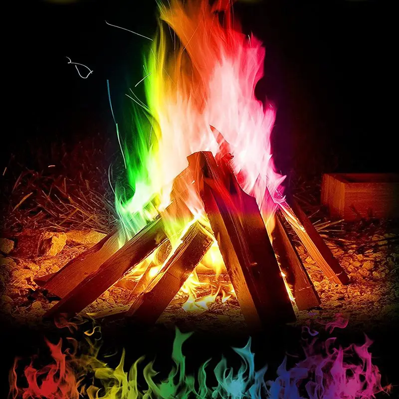 2019 Mystical Colorful Fire Magic Tricks Flames Bonfire Sachets Fireplace Pit Patio Color Toy Professional Magicians Pyrotechnic
2019 Mystical Colorful Fire Magic Tricks Flames Bonfire Sachets Fireplace Pit Patio Color Toy Professional Magicians Pyrotechnic
