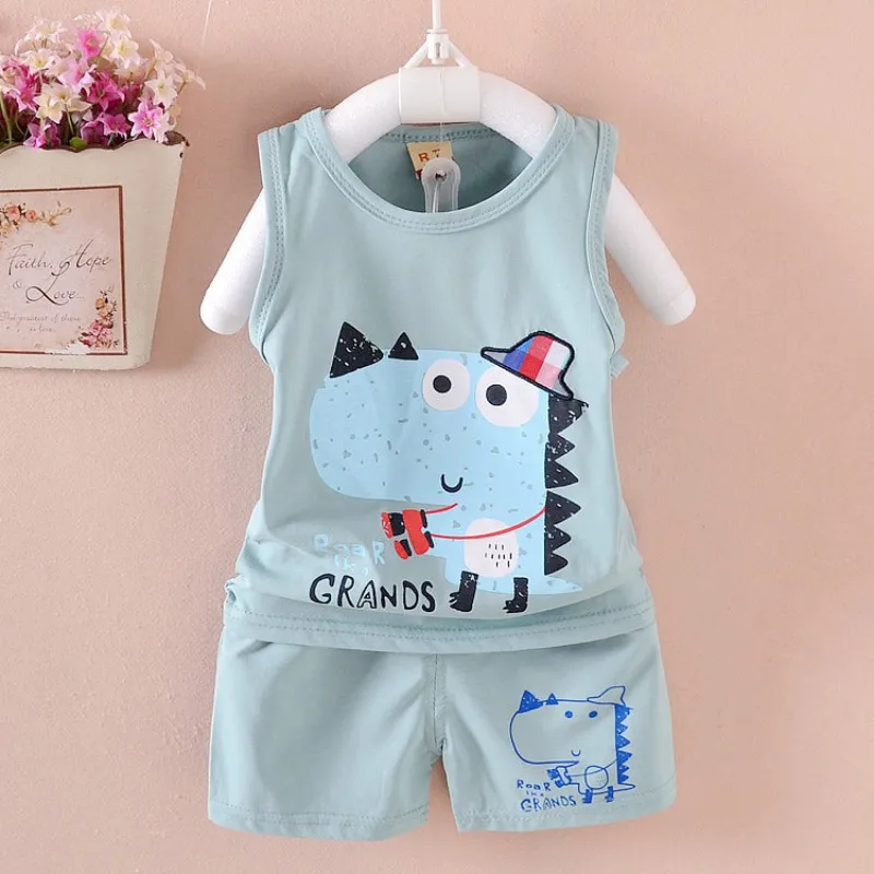 2018 New Summer Baby Clothing Set 100% cotton 3 Kinds Cartoon vest suit 1-4 Years Children Boy Girls Clothing Sets
2018 New Summer Baby Clothing Set 100% cotton 3 Kinds Cartoon vest suit 1-4 Years Children Boy Girls Clothing Sets