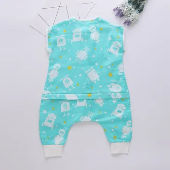 Summer Cartoon Baby Sleeping Bag Two-Layer Combed Cotton Split Leg Air-Conditioned Room Anti-Kick Pajamas
Summer Cartoon Baby Sleeping Bag Two-Layer Combed Cotton Split Leg Air-Conditioned Room Anti-Kick Pajamas