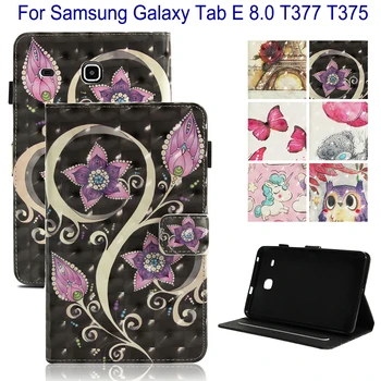 Stand Wallet Card Slot Case For Samsung Galaxy Tab E 8.0 inch T377 T375 Cover Funda Tablet Fashion Owl Butterfly Pattern Shell
Stand Wallet Card Slot Case For Samsung Galaxy Tab E 8.0 inch T377 T375 Cover Funda Tablet Fashion Owl Butterfly Pattern Shell