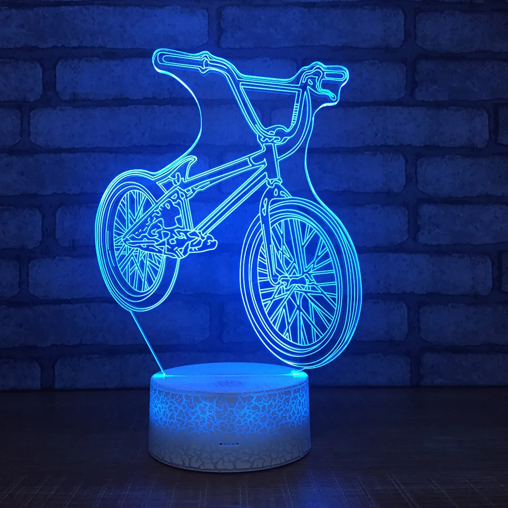 New Bicycle Night Light Usb Power Supply Color Remote Control 3d Visual Lamp Creative Gift Usb Led 3d Light Fixtures
New Bicycle Night Light Usb Power Supply Color Remote Control 3d Visual Lamp Creative Gift Usb Led 3d Light Fixtures