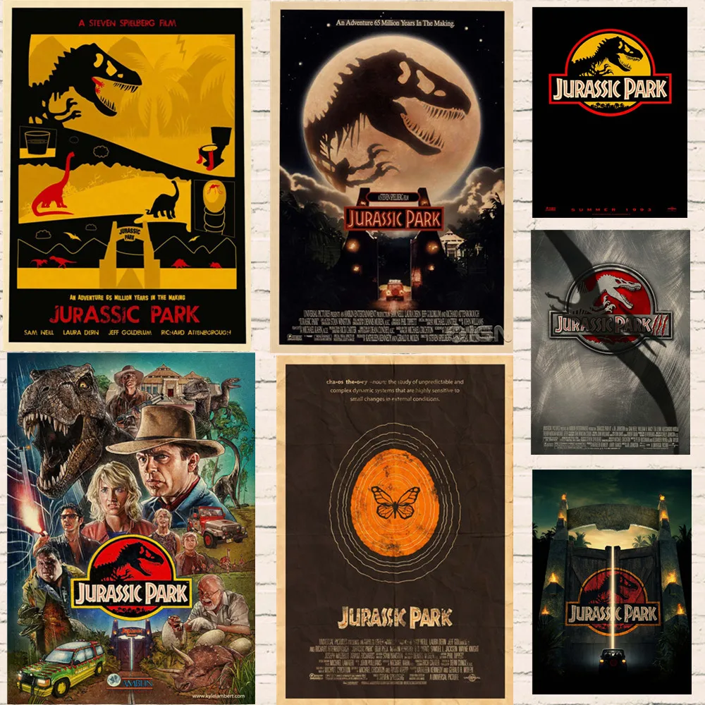 Jurassic Park Movie Posters Vintage Style Wall Stickers Retro Wall Kraft Posters Prints Home Decoration wall sticke buy 3 get 4
Jurassic Park Movie Posters Vintage Style Wall Stickers Retro Wall Kraft Posters Prints Home Decoration wall sticke buy 3 get 4