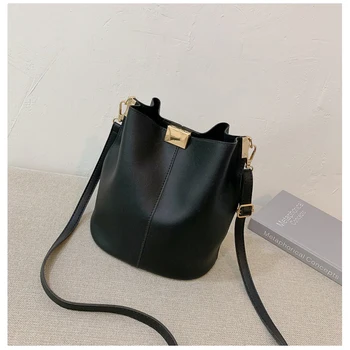 Bucket Type Korean Trend Handbags Versatile Simple Shoulder Messenger Bag Temperament Magnetic Buckle Party Bag 2019
Bucket Type Korean Trend Handbags Versatile Simple Shoulder Messenger Bag Temperament Magnetic Buckle Party Bag 2019