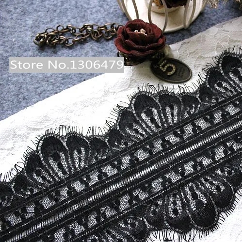 9M/Lot Black,white Eyelash Lace, Wide 15CM Handmade DIY Clothing Accessories MaterialsRS1033
9M/Lot Black,white Eyelash Lace, Wide 15CM Handmade DIY Clothing Accessories MaterialsRS1033