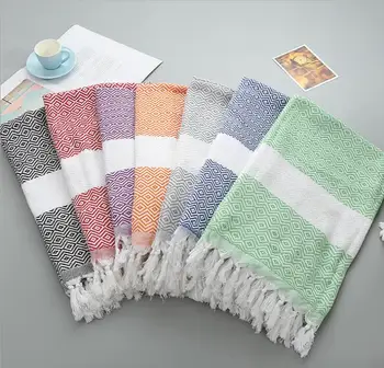 Summer Cotton Quick-Dry Shower Bath Towels Striped Beach towel Toalla playa Fouta towels Tassel Scarf Turkish Towel for Adult
Summer Cotton Quick-Dry Shower Bath Towels Striped Beach towel Toalla playa Fouta towels Tassel Scarf Turkish Towel for Adult