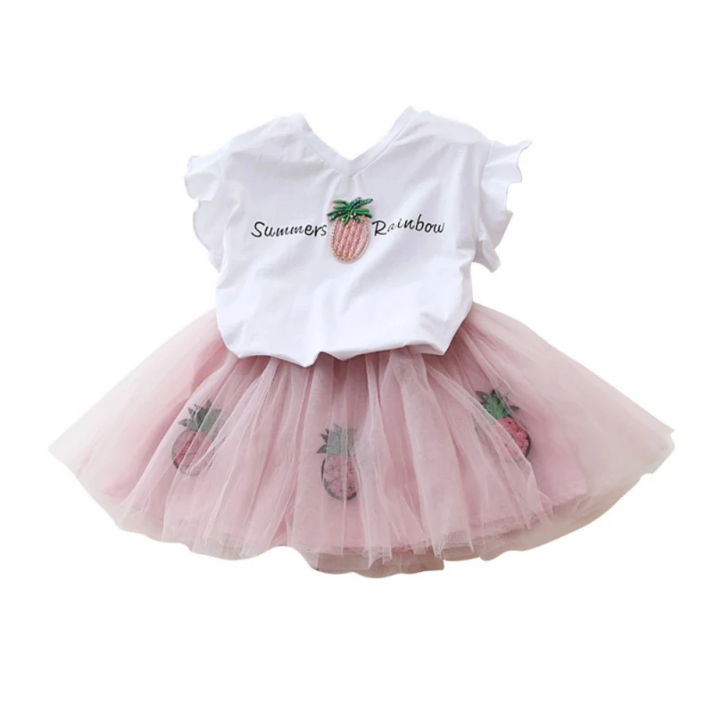 2PCS Set 2017 Summer Toddler Kids Cute Baby Girls Clothes Tops + Mesh Ball Gown Skirt Outfits Children Girl Clothing Set
2PCS Set 2017 Summer Toddler Kids Cute Baby Girls Clothes Tops + Mesh Ball Gown Skirt Outfits Children Girl Clothing Set
