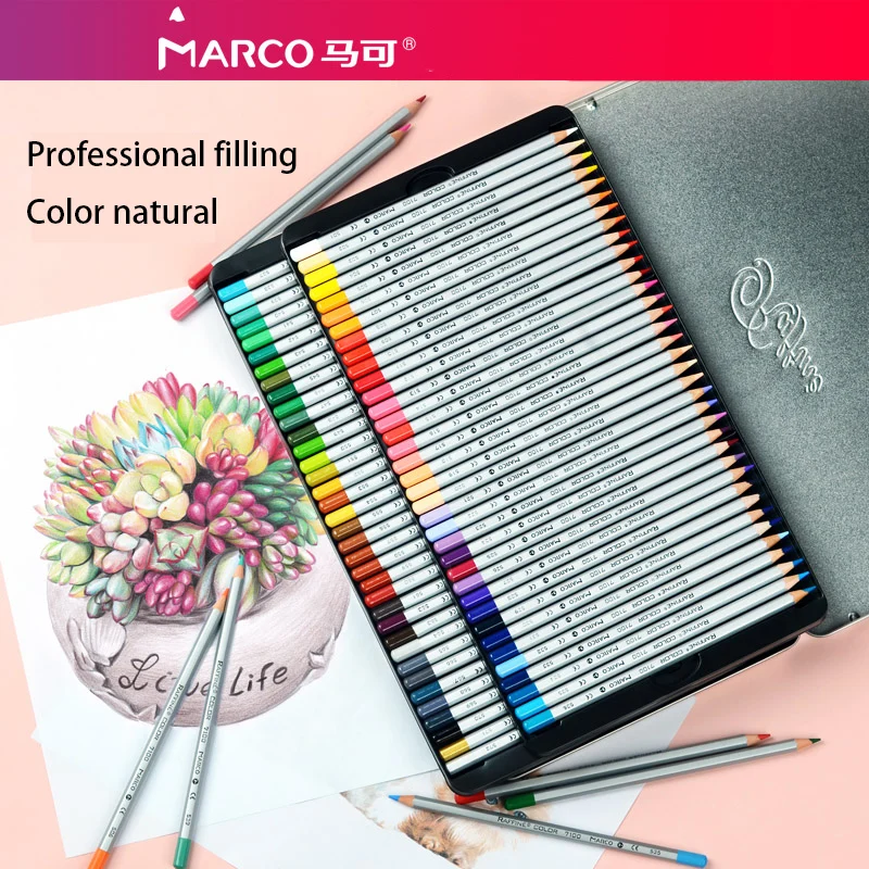 Marco Raffine 24/36/48/72 Fine Art Oil Colored Pencils Lapis De Cor Pro Drawing Sketches Mitsubishi Color Office&School Supplies
Marco Raffine 24/36/48/72 Fine Art Oil Colored Pencils Lapis De Cor Pro Drawing Sketches Mitsubishi Color Office&School Supplies