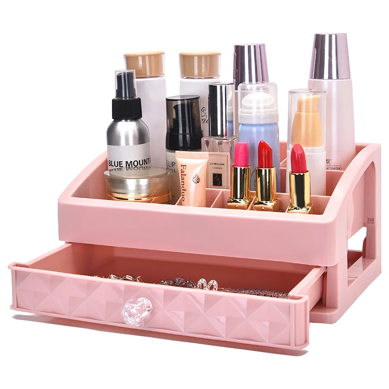 Multi-layer drawer type cosmetics storage box makeup brush cotton finishing box desktop jewelry skin care product dressing box
Multi-layer drawer type cosmetics storage box makeup brush cotton finishing box desktop jewelry skin care product dressing box