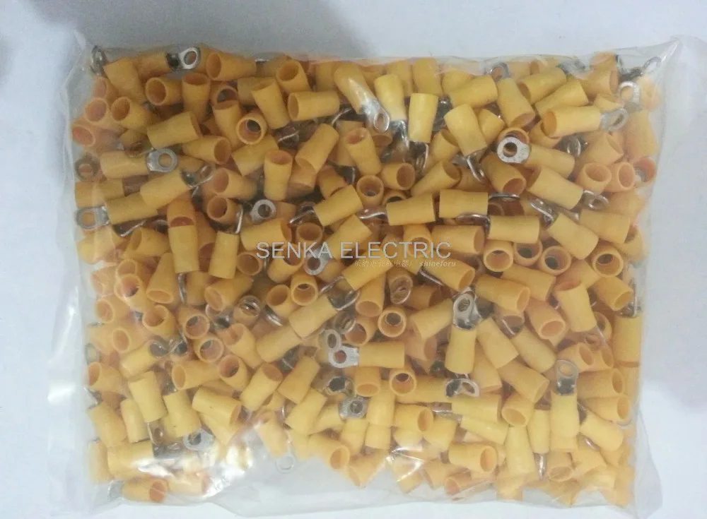 500pcs RV5.5-4 Ring Terminals 8# AWG12-10 4-6mm Circular Pre-insulating Cold Round Crimp terminals
500pcs RV5.5-4 Ring Terminals 8# AWG12-10 4-6mm Circular Pre-insulating Cold Round Crimp terminals