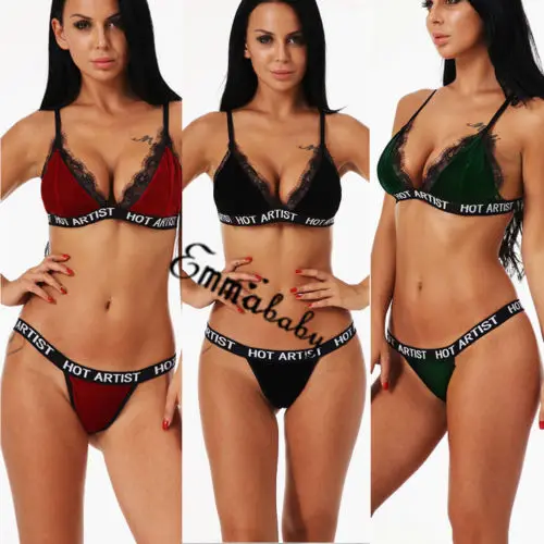 Women Lace Sexy-Lingerie Nightwear 2018 New Sexy Letter Underwear G-string Babydoll Sleepwear Push Up Bra & Brief SetS
Women Lace Sexy-Lingerie Nightwear 2018 New Sexy Letter Underwear G-string Babydoll Sleepwear Push Up Bra & Brief SetS