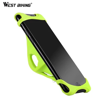 WEST BIKING Silicone Mobile Phone Holder Bike Handlebar Mount Stand Universal Bicycle Phone Holder For 4.0-5.5 Inch Cell Phone
WEST BIKING Silicone Mobile Phone Holder Bike Handlebar Mount Stand Universal Bicycle Phone Holder For 4.0-5.5 Inch Cell Phone