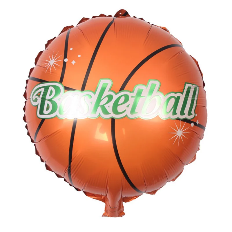 10 pcs/set Creative 18inch Round Sport Ball Shape Foil Balloon Basketball Inflatable Air Ballons Kids Birthday Party Gifts
10 pcs/set Creative 18inch Round Sport Ball Shape Foil Balloon Basketball Inflatable Air Ballons Kids Birthday Party Gifts