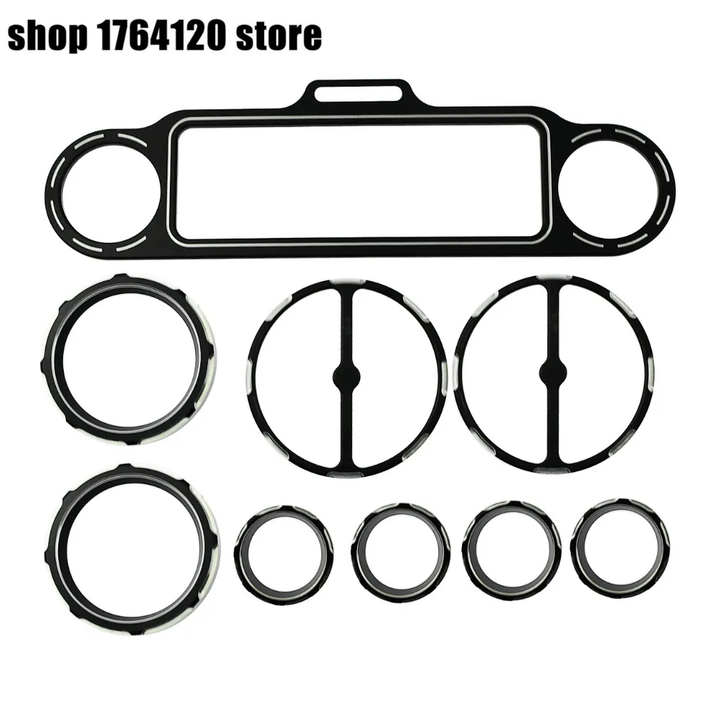 Motorcycle Instrument Stereo Accent+Speedometer+Speaker Trim Ring For Harley Touring Road Glide Street Glide FLHX 1996-2012 2013
Motorcycle Instrument Stereo Accent+Speedometer+Speaker Trim Ring For Harley Touring Road Glide Street Glide FLHX 1996-2012 2013
