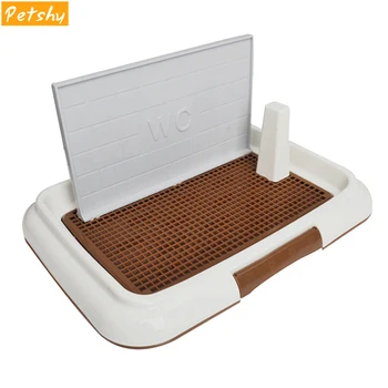 Petshy Pet Small Dog Litter Box With Column Mesh Indoor Dog Toilet Training Tray Self Cleaning Accessories Portable Cat Toilet
Petshy Pet Small Dog Litter Box With Column Mesh Indoor Dog Toilet Training Tray Self Cleaning Accessories Portable Cat Toilet