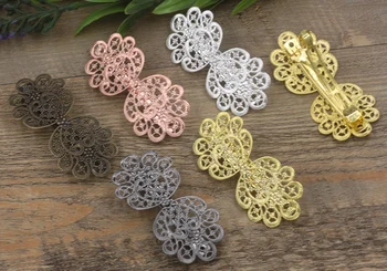 Antique Bronze/Gold/Silver/Black Barrettes Hair Bobby Pin clip with 36*75mm Flower Tray Claw,DIY Jewelry Accessories 30pcs
Antique Bronze/Gold/Silver/Black Barrettes Hair Bobby Pin clip with 36*75mm Flower Tray Claw,DIY Jewelry Accessories 30pcs