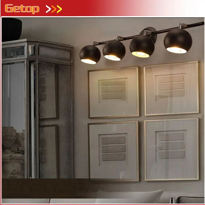 Industrial Retro Iron LED Mirror Spotlight 4 Heads DIY Lamp Loft Clothing Store Corridor Restaurant Sitting Room Toilet Lamp
Industrial Retro Iron LED Mirror Spotlight 4 Heads DIY Lamp Loft Clothing Store Corridor Restaurant Sitting Room Toilet Lamp