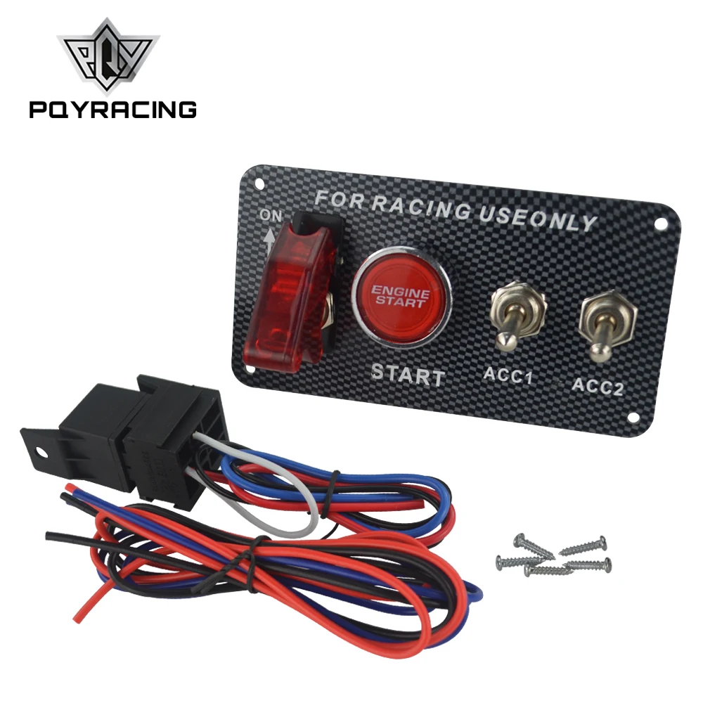 PQY - Car 12V Switch Ignition Engine Panel Switching Start Push Racing Car Button 4 Toggle PQY-QT314
PQY - Car 12V Switch Ignition Engine Panel Switching Start Push Racing Car Button 4 Toggle PQY-QT314