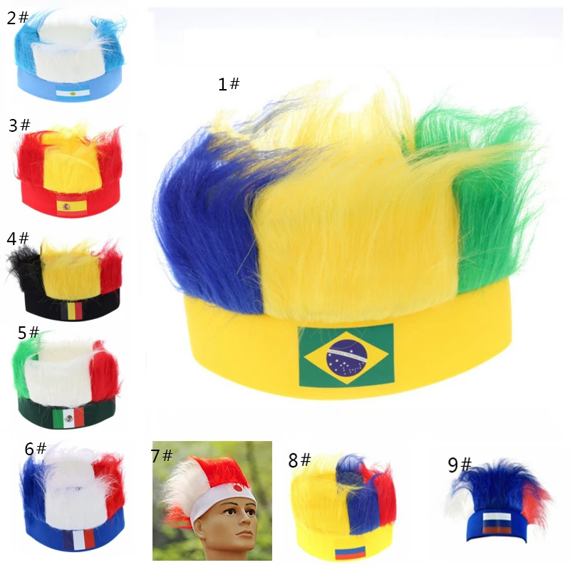 New 2018 World Cup Hollow Flag Printed Headband Football Fans Cheerleadings Passion Wig Sweat Absorption Light
New 2018 World Cup Hollow Flag Printed Headband Football Fans Cheerleadings Passion Wig Sweat Absorption Light
