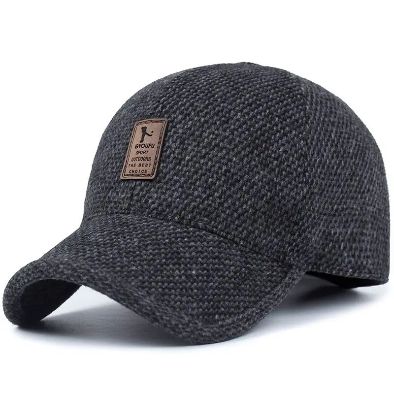 High Quality Lether Logo Warm Winter spring Thickened Baseball Cap With Ears Men'S Cotton Hat Snapback Hat Ear Flaps For Men Hat
High Quality Lether Logo Warm Winter spring Thickened Baseball Cap With Ears Men'S Cotton Hat Snapback Hat Ear Flaps For Men Hat