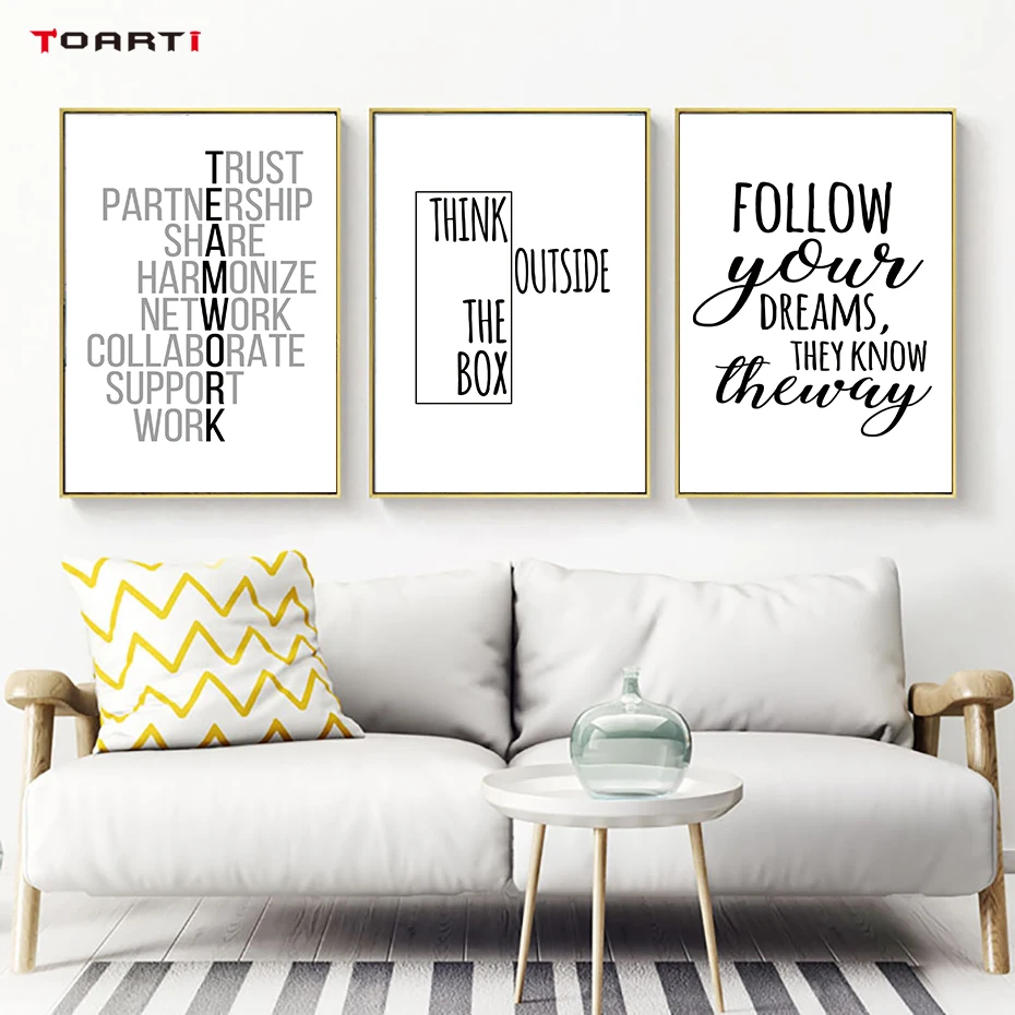Poster Motivational Self Positive Office Inspirational Art Wall Print 35