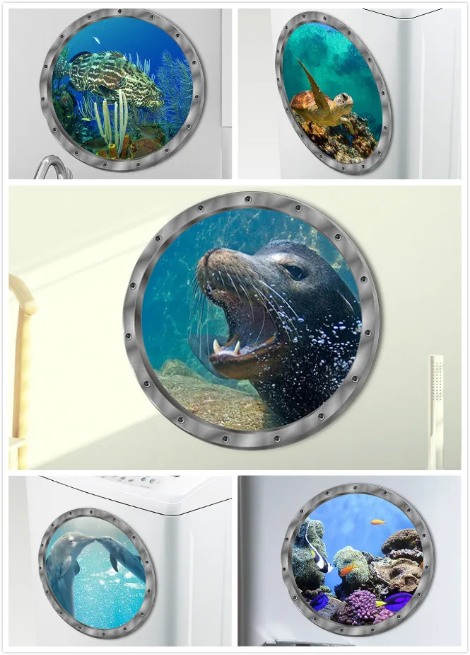 5 Styles Underwater Fish Wall Stickers PVC Waterproof Dolphin Turtle Sticker for Washing Machine Decoration for Bathroom Decals
5 Styles Underwater Fish Wall Stickers PVC Waterproof Dolphin Turtle Sticker for Washing Machine Decoration for Bathroom Decals
