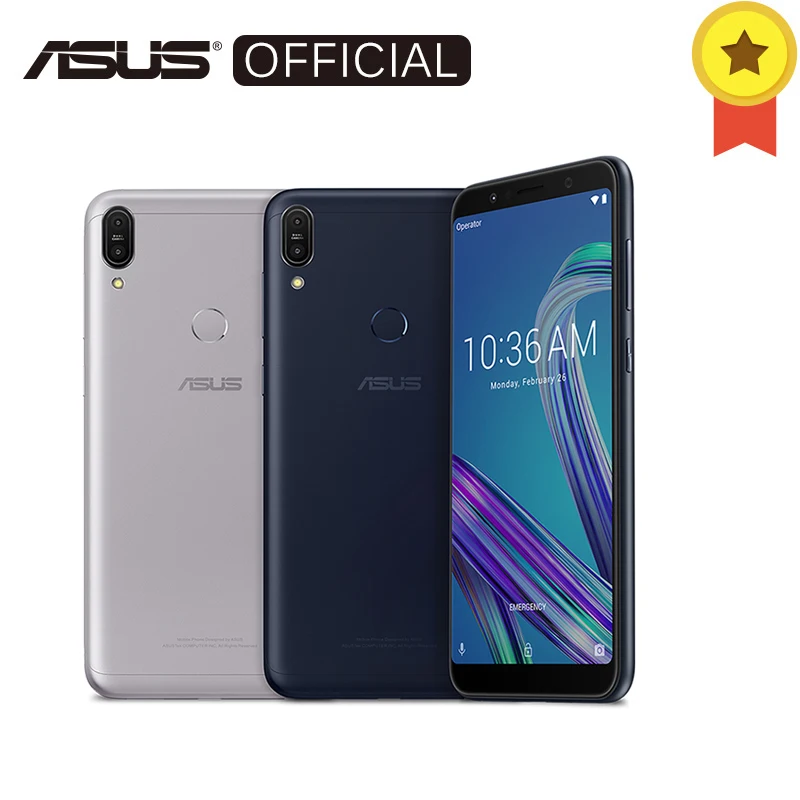 

Global Version Asus ZenFone Max Pro M1 ZB602KL Snapdragon 636 4G LTE Smartphone 6 inch 18:9 FHD 5000mAh Touch Android CellPhone