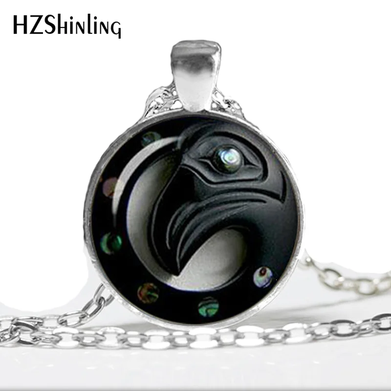 HZ--A458 New The Raven Tribal Necklace Magick Wiccan Jewelry Glass Cabochon Necklace Pendant HZ1
HZ--A458 New The Raven Tribal Necklace Magick Wiccan Jewelry Glass Cabochon Necklace Pendant HZ1