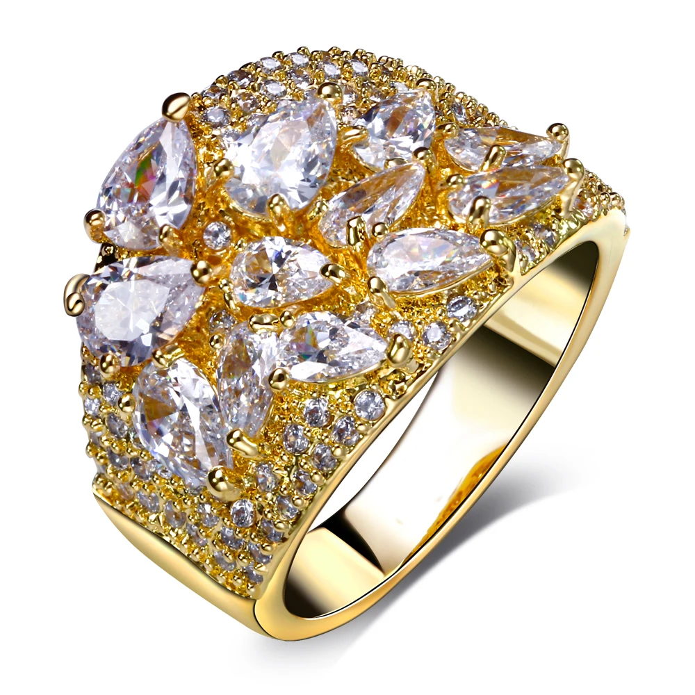 Ladies Ring Fashion Rings cubic zircon setting copper finger Ring high quality wedding rings for women Free shipment
Ladies Ring Fashion Rings cubic zircon setting copper finger Ring high quality wedding rings for women Free shipment