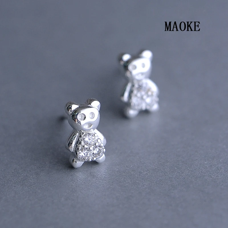 Promotions 925 Sterling Silver Stud Earrings Simple Cubic Bear Fairy Jewelry for Women's Fashion Gifts
Promotions 925 Sterling Silver Stud Earrings Simple Cubic Bear Fairy Jewelry for Women's Fashion Gifts