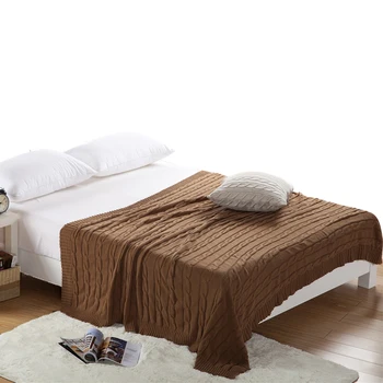 Knitted Blanket 120x180cm Large Size 100% Cotton Anti-pilling Spring Autumn Winter For Home Travel Towel Blanket 2019
Knitted Blanket 120x180cm Large Size 100% Cotton Anti-pilling Spring Autumn Winter For Home Travel Towel Blanket 2019