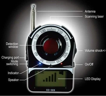 GPS Signal WIFI G4 RF Tracker Hidden Camera Bug Finder Anti Spy Detector Anti Candid Camera Detector
GPS Signal WIFI G4 RF Tracker Hidden Camera Bug Finder Anti Spy Detector Anti Candid Camera Detector