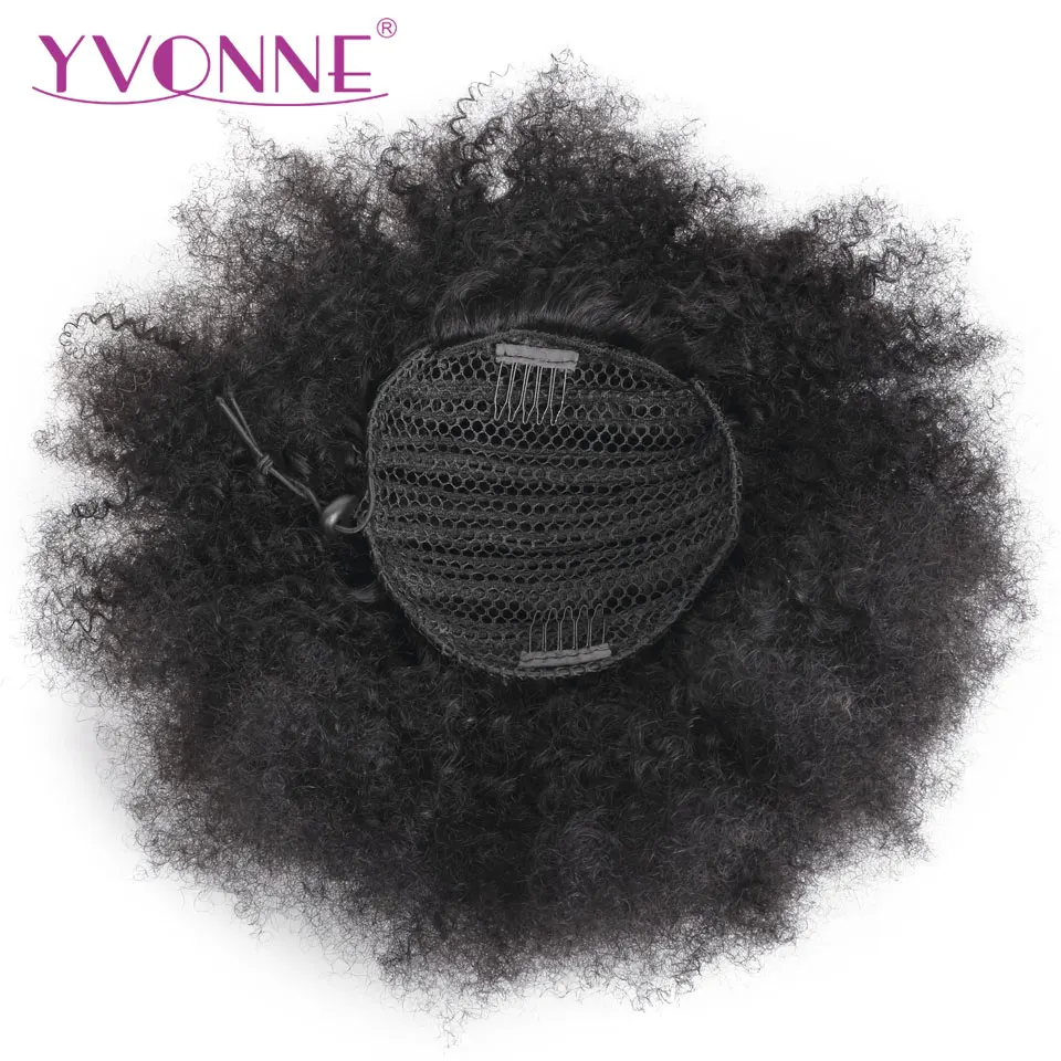 Yvonne Brazilian Virgin Afro Kinky Curly Drawstring Ponytail Human Hair Clip In Extensions Natural Color 1 Piece
Yvonne Brazilian Virgin Afro Kinky Curly Drawstring Ponytail Human Hair Clip In Extensions Natural Color 1 Piece
