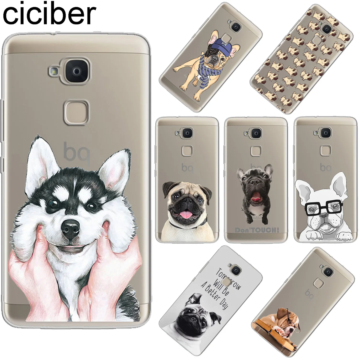 ciciber For BQ Aquaris U2 C U X5 V VS X2 X M Plus Lite Pro Soft TPU Phone Cases For BQ E5s M5 M5.5 E4.5 M4.5 Cute Funny Pug Dog
ciciber For BQ Aquaris U2 C U X5 V VS X2 X M Plus Lite Pro Soft TPU Phone Cases For BQ E5s M5 M5.5 E4.5 M4.5 Cute Funny Pug Dog