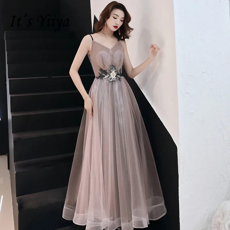 It's YiiYa Evening Dress Illusion Flowers Pearls Wedding Formal Dresses Spaghetti Srap Crystal Lace A-line Party Gowns E298
It's YiiYa Evening Dress Illusion Flowers Pearls Wedding Formal Dresses Spaghetti Srap Crystal Lace A-line Party Gowns E298