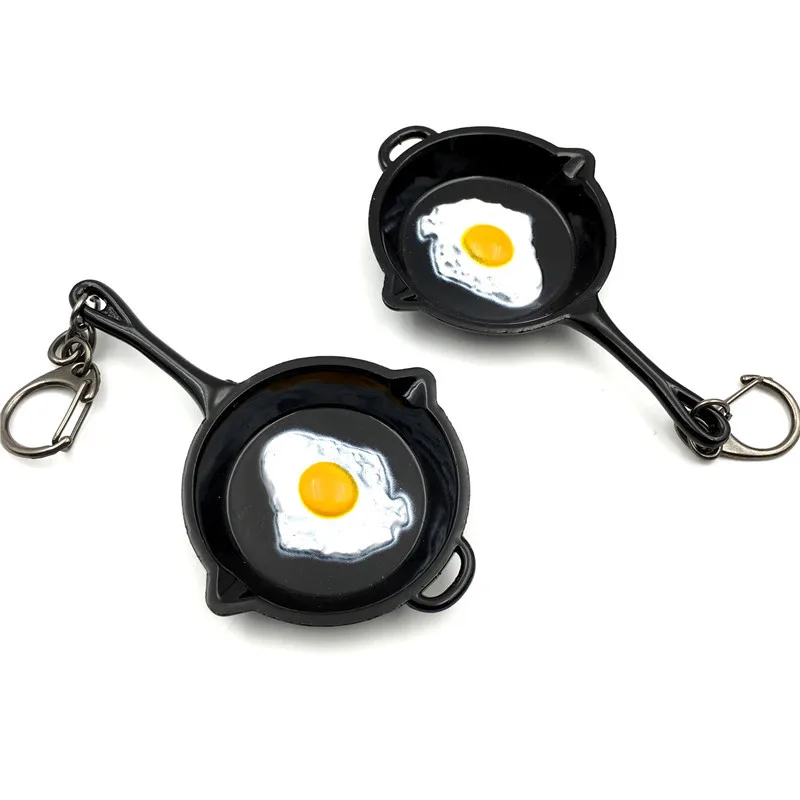 Фото Брелок сковородки для яиц из сплава 10 шт./партия брелок с рисунком игры |