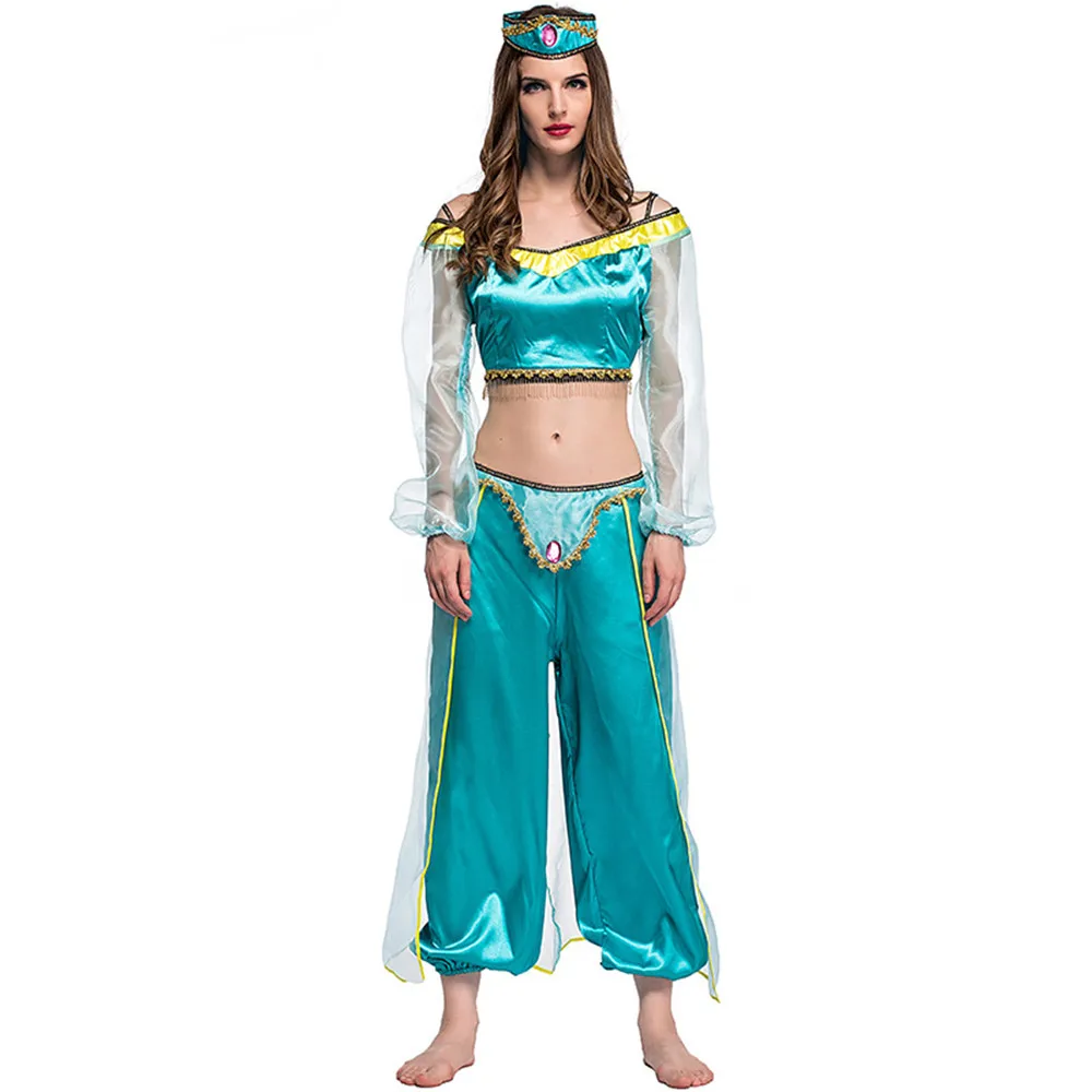 kids/women Aladdin's Lamp Jasmine Princess Costumes adult Cosplay Halloween Party Belly Dance Dress Indian Princess Costumes
kids/women Aladdin's Lamp Jasmine Princess Costumes adult Cosplay Halloween Party Belly Dance Dress Indian Princess Costumes