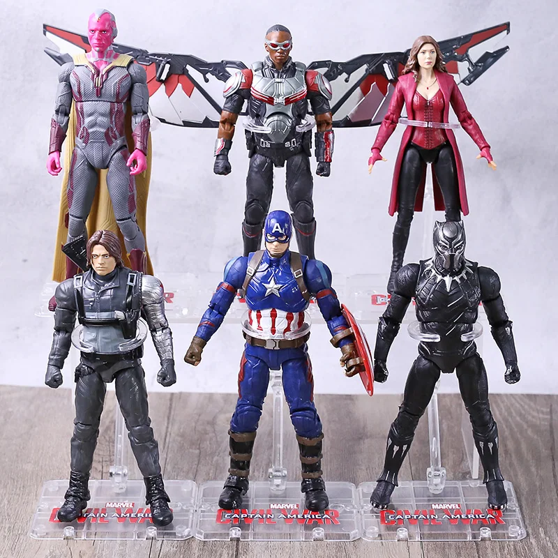 Avengers Iron Man Captain America Ant-Man Hulk Spiderman Thanos Black Widow Panther Scarlet Witch Falcon Action Figure Toy
Avengers Iron Man Captain America Ant-Man Hulk Spiderman Thanos Black Widow Panther Scarlet Witch Falcon Action Figure Toy
