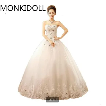 Cheap wedding dresses 2017 lace appliques heavily beading ball gown wedding dress princess puffy long elegant bride dresses
Cheap wedding dresses 2017 lace appliques heavily beading ball gown wedding dress princess puffy long elegant bride dresses
