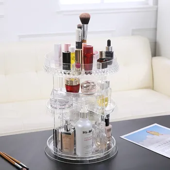 1Pcs Women Makeup Organizer Functional Storage Box Eco-friendly Storage Box Cosmetics 360 Degree Rotate Container
1Pcs Women Makeup Organizer Functional Storage Box Eco-friendly Storage Box Cosmetics 360 Degree Rotate Container