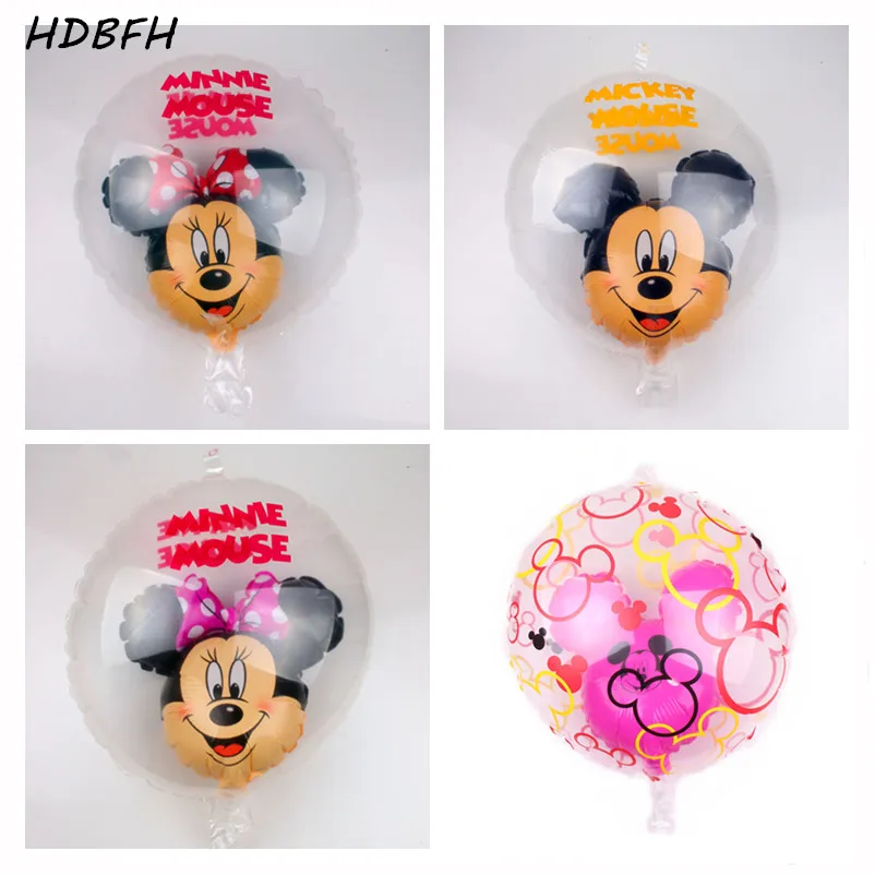 HDBFH New 18-inch round Mickey Mini ball in the ball aluminum balloon Children's holiday Birthday party decoration balloons
HDBFH New 18-inch round Mickey Mini ball in the ball aluminum balloon Children's holiday Birthday party decoration balloons