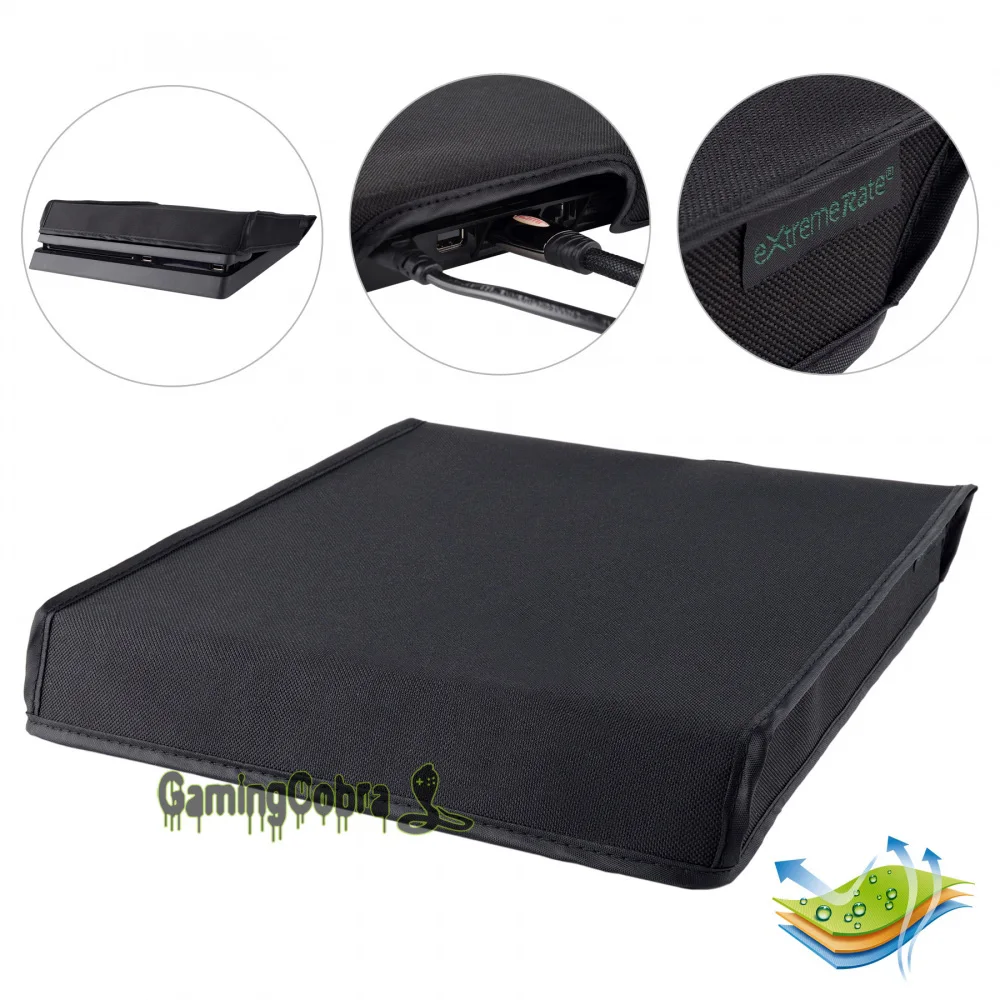 Waterproof Dustproof Precision Cut Easy Access Cable Port Black Horizontal Dust Cover for PS4 Slim Console - JYP4S0003GC
Waterproof Dustproof Precision Cut Easy Access Cable Port Black Horizontal Dust Cover for PS4 Slim Console - JYP4S0003GC