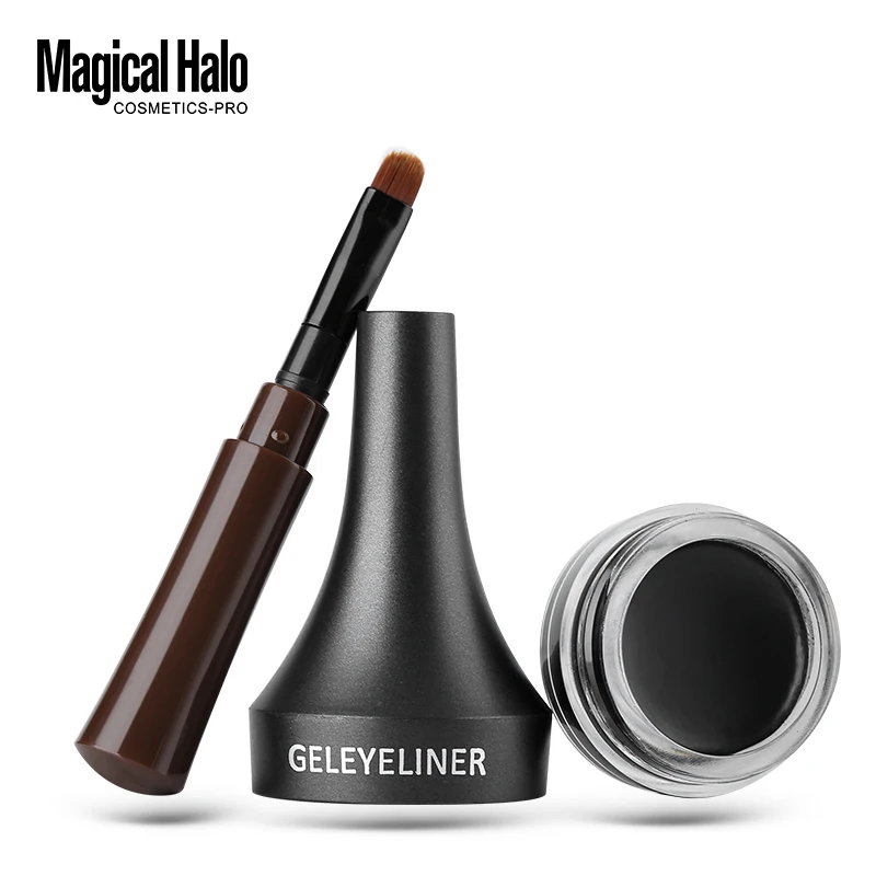 Magical Halo Professional Smudge-proof Eyeliner Gel Black Brown Waterproof Creamy Eye Liner with Brush Longwear Brow Makeup Tool
Magical Halo Professional Smudge-proof Eyeliner Gel Black Brown Waterproof Creamy Eye Liner with Brush Longwear Brow Makeup Tool